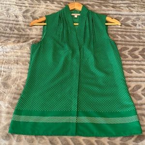 Banana republic, polka dot, dress shirt/sleeveless blouse, 2,